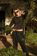 Rose Pigment Wash Joggers