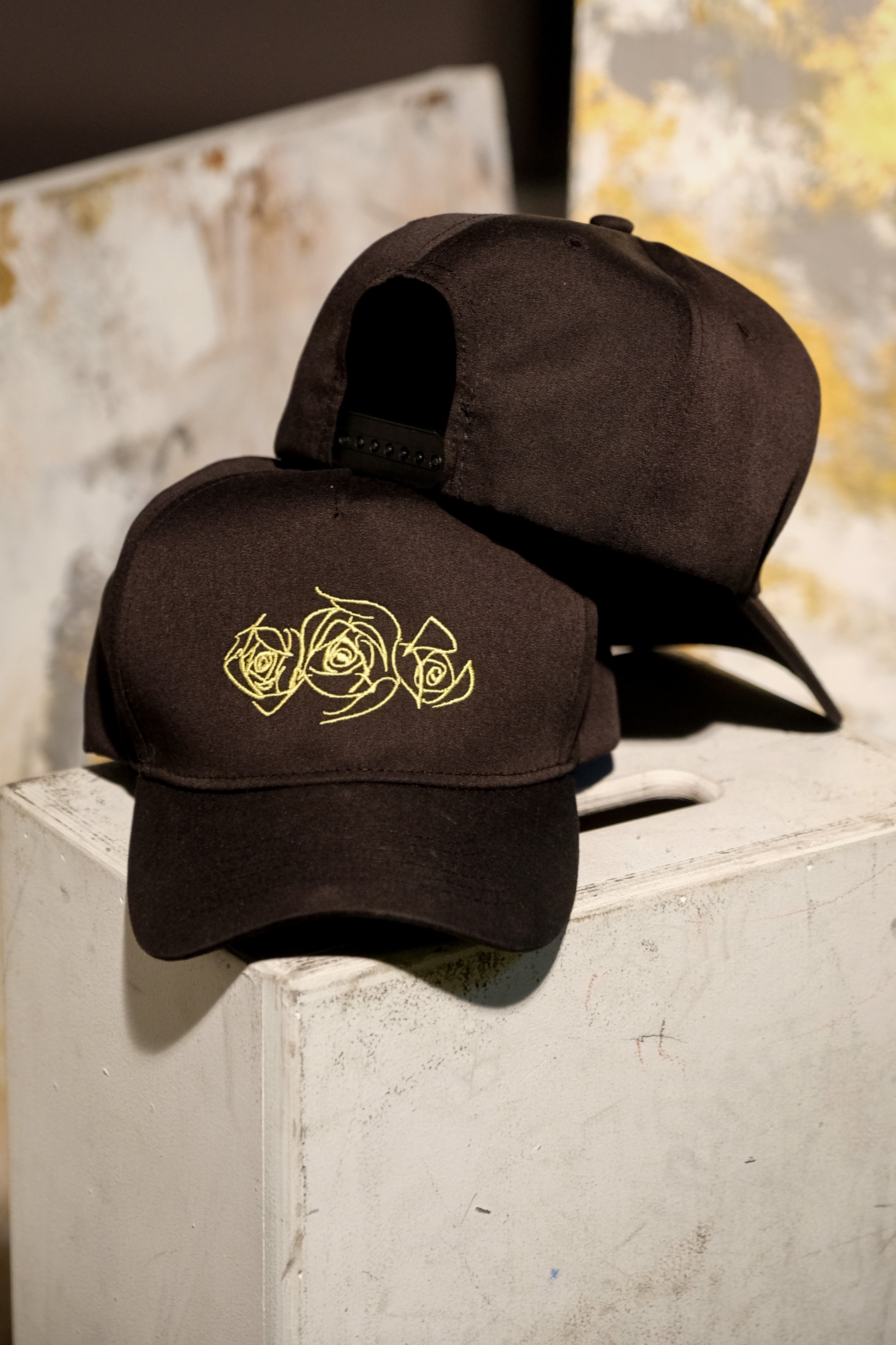 5-Panel Yellow Rose Trucker Cap